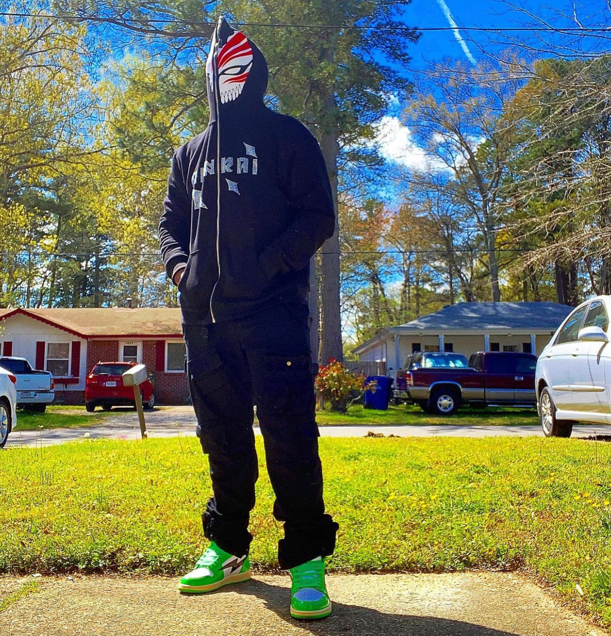 **PRE-ORDER-NOW CLOSED**  Black Bankai-Full Zip Up Hoodie