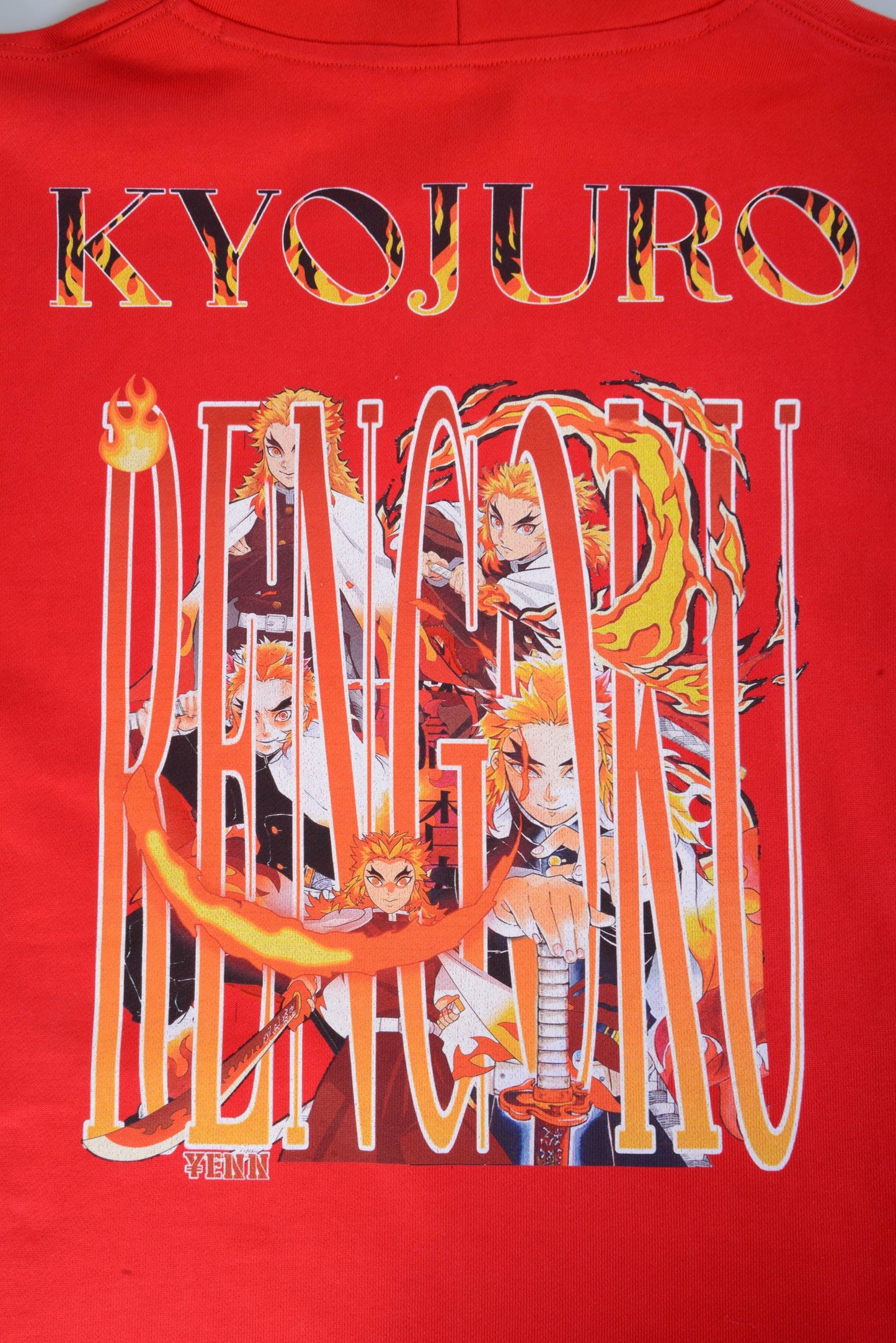Rengoku Burning Red Hoodie