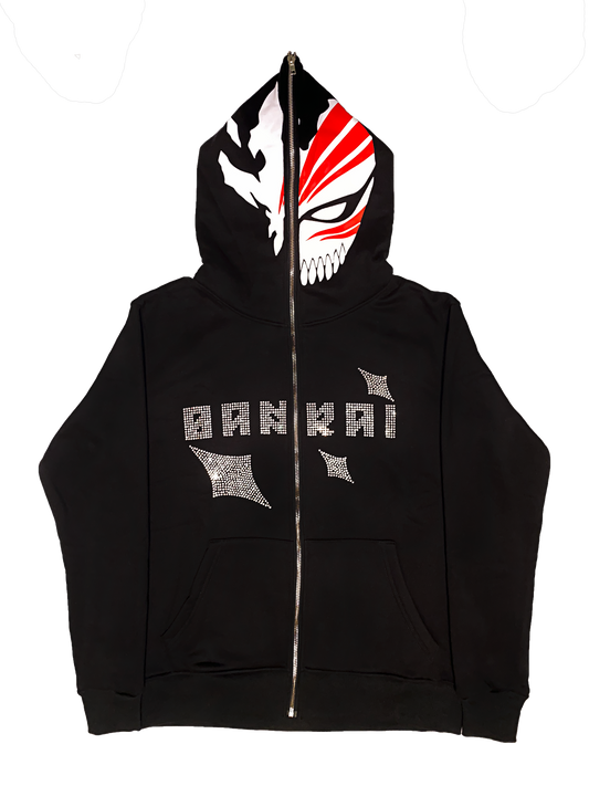 Black Bankai-Full Zip Up Hoodie