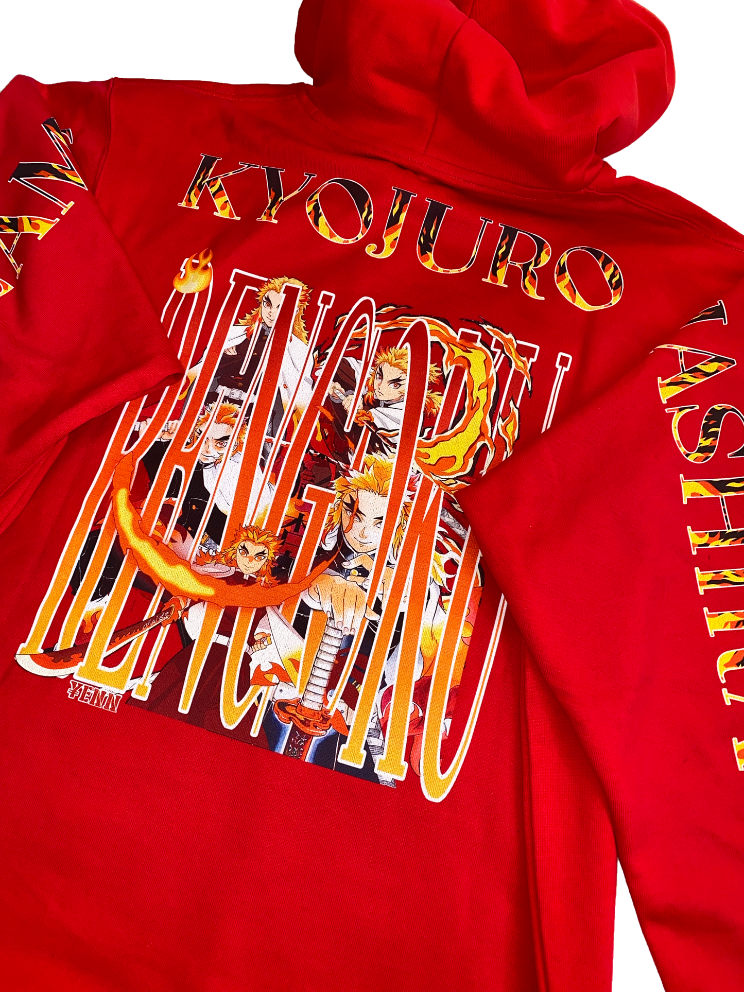 Rengoku Burning Red Hoodie